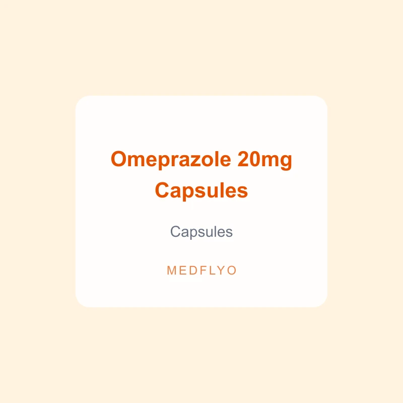 Omeprazole 20mg Capsules
